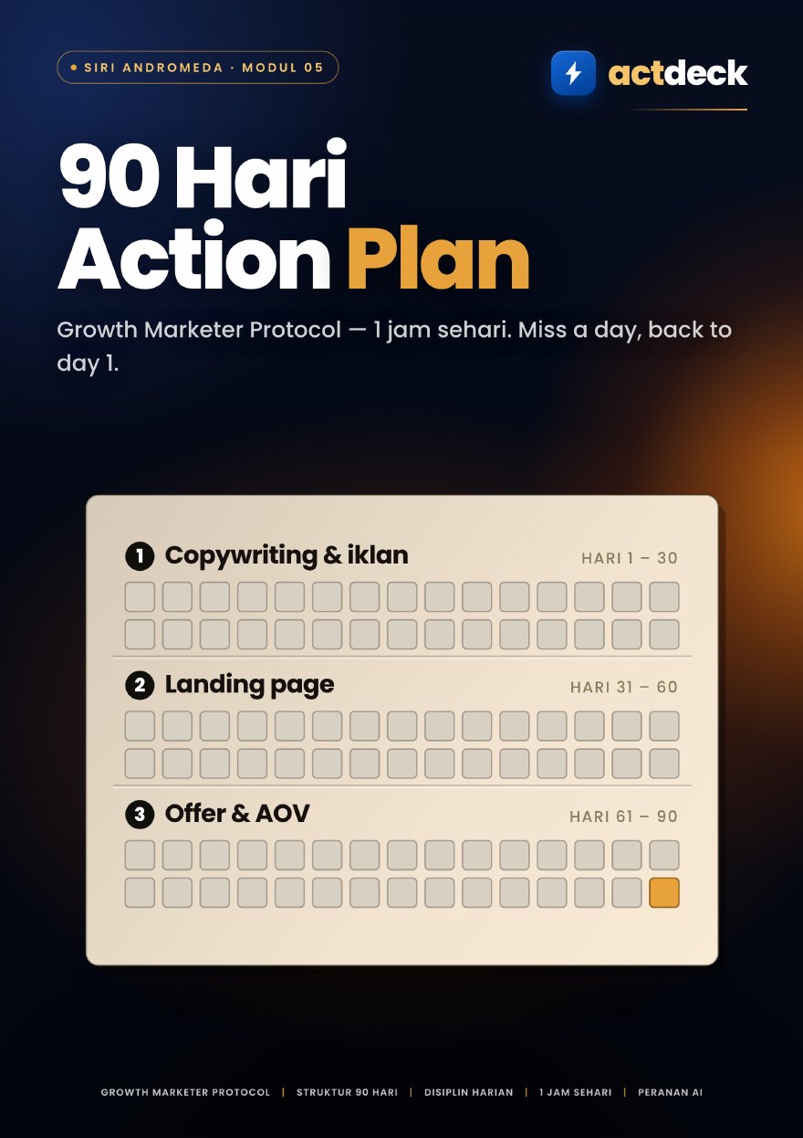 Modul 5 — 90 Hari Action Plan Growth Marketer